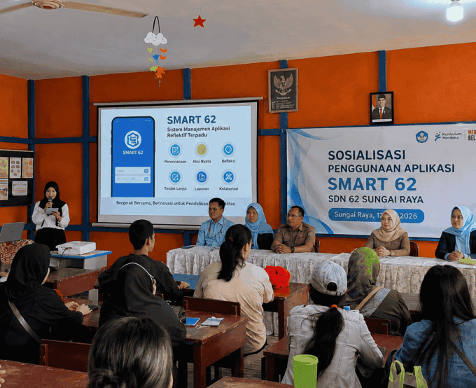 Sosialisasi SMART 62 Perkuat Kolaborasi Pentahelix untuk Mendorong Transformasi Digital Pendidikan di Kabupaten Kubu Raya